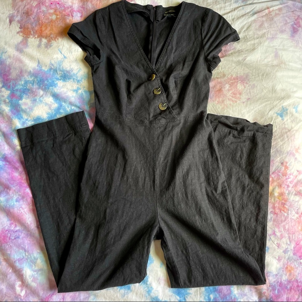 Urban Outfitters Linen Blend Jumpsuit